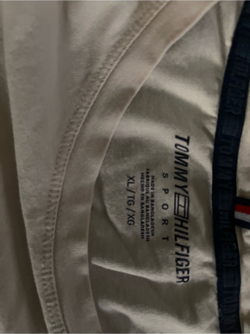 Tommy Hilfiger Sport Cream Logo Short Sleeve Tee